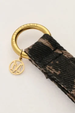 Porte-clés Marron Avec Imprimé Léopard