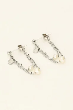 Puces D'oreilles Chaîne & Perles