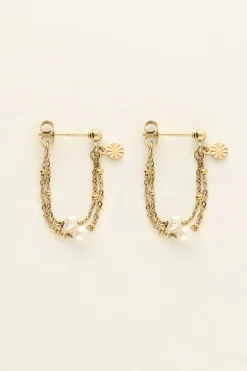 Puces D'oreilles Chaîne & Perles