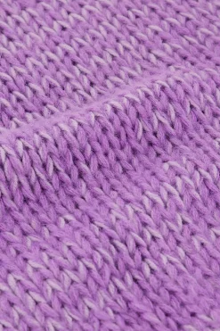 Pull Sans Manches En Maille Violet