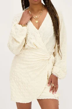 Robe Beige Structurée
