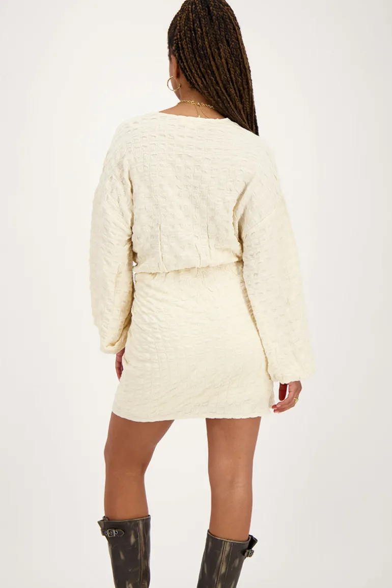Robe Beige Structurée