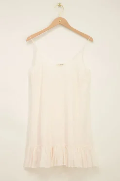 Robe Blanche à Fines Bretelles