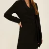 Robe Blazer Cache Coeur Noire