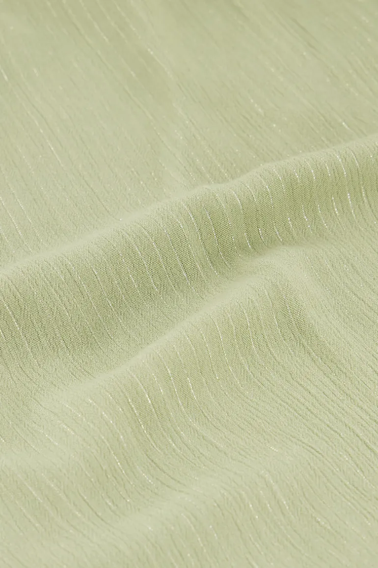 Robe Longue Verte En Lurex