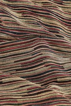 Robe Multicolore à Volants Et Lurex