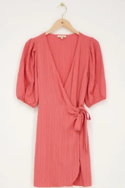 Robe Portefeuille Rose Corail