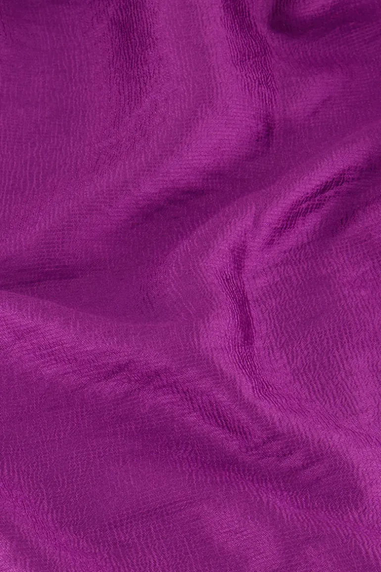 Robe Portefeuille Violet Métallique