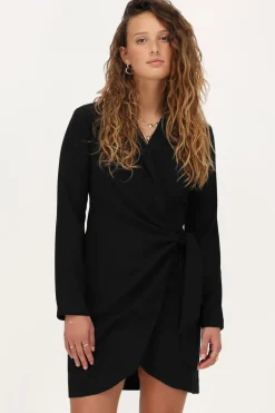 Robe Veste à Manches Longues Noire