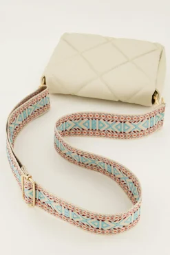 Sac à Bandoulière Aztèque Bleu