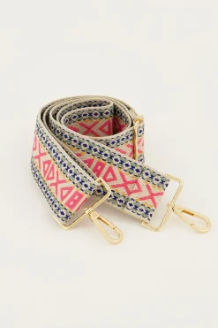 Sac à Bandoulière Aztèque Rose