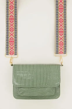 Sac à Bandoulière Aztèque Rose
