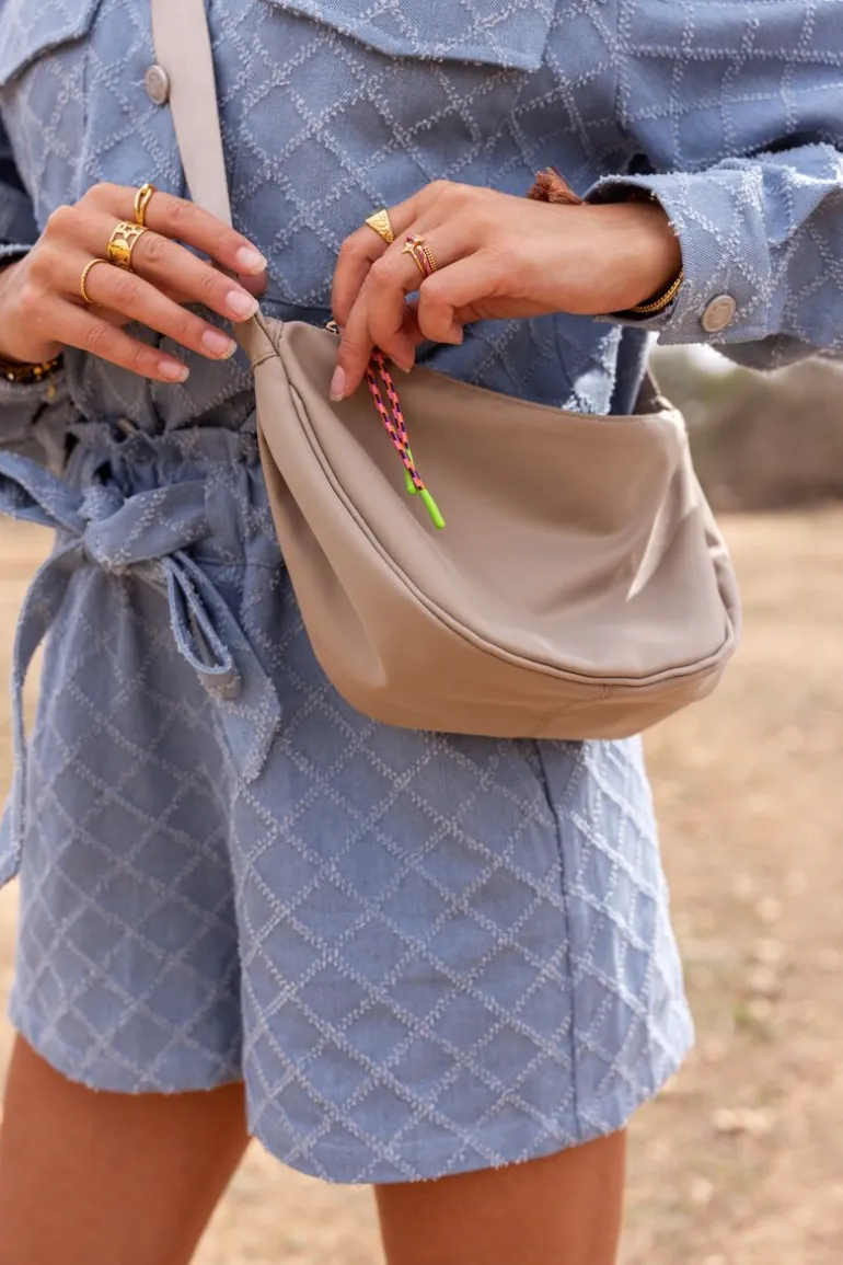 Sac à Bandoulière Beige