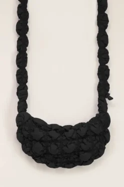 Sac à Bandoulière Noir Matelassé