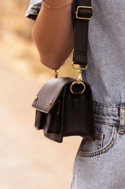 Sac à Main Noir à Poches