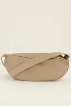 Sac Banane En Similicuir Beige