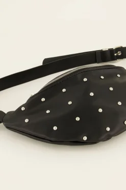 Sac Banane Noir Avec Clous