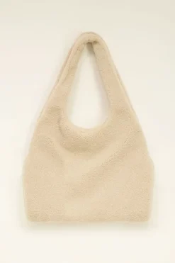Sac Cabas En Teddy Beige