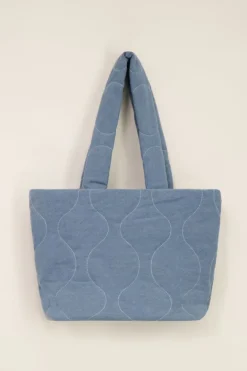 Sac Cabas Matelassé Denim