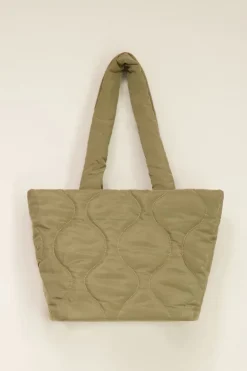 Sac Cabas Matelassé Kaki