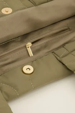 Sac Cabas Matelassé Kaki