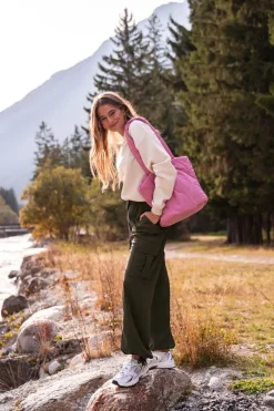 Sac Cabas Matelassé Rose