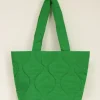 Sac Cabas Matelassé Vert
