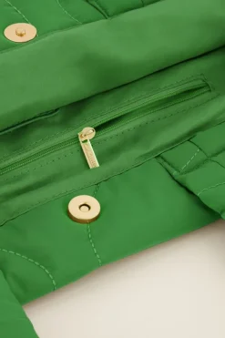 Sac Cabas Matelassé Vert