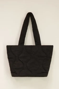 Sac Cabas Noir Matelassé