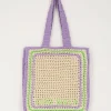 Sac En Crochet Violet Ciao Bella