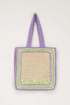 Sac En Crochet Violet Ciao Bella