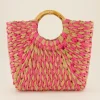 Sac En Osier Rose