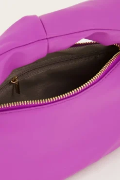 Sac Violet En Simili Cuir