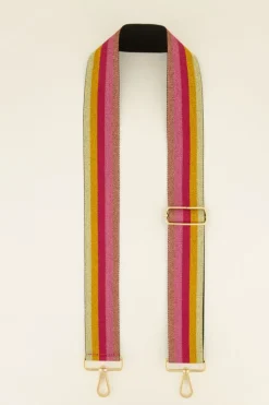 Sangle Multicolore Rayée Avec Lurex
