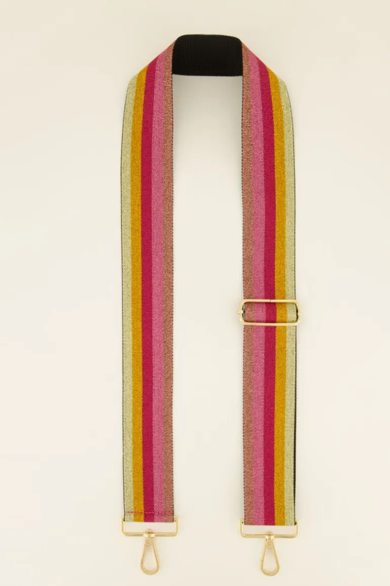 Sangle Multicolore Rayée Avec Lurex