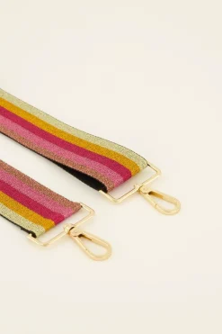 Sangle Multicolore Rayée Avec Lurex