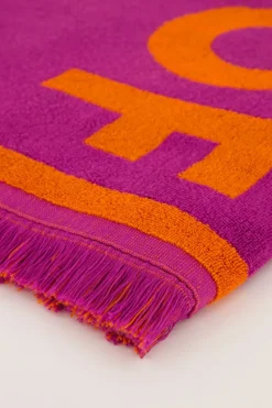 Serviette Violette ''Slow Life''