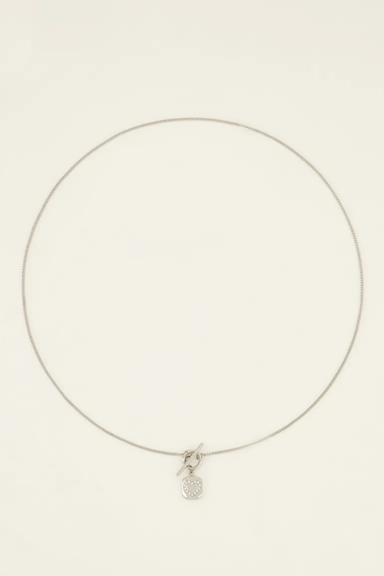 Sunchasers Collier Avec Fermoir Et Cœur En Strass