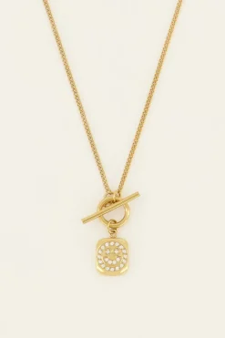 Sunchasers Collier Avec Fermoir Et Smiley En Strass