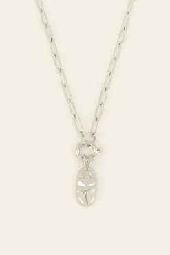 Sunchasers Collier Avec Fermoir Et Pendentif Scarabée