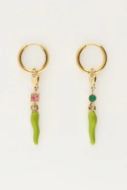 Sunrocks Boucles D'oreilles Avec Coeur Et Poivre