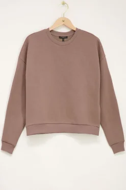 Sweat Beige Avec Imprimé « Worldtour »