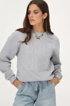 Sweat Gris Clair "Muse"