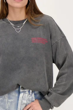 Sweat Gris Foncé "The Journey"