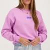 Sweat Paris Violet Fleuri