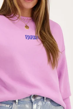 Sweat Paris Violet Fleuri