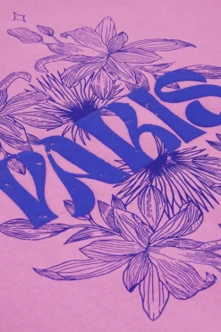 Sweat Paris Violet Fleuri