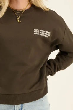 Sweat Vert Foncé "The Journey"
