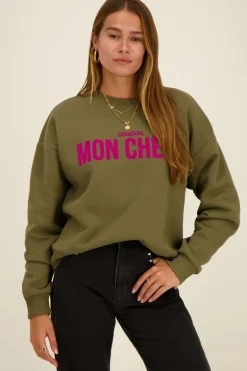 Sweat Vert Mon Chéri