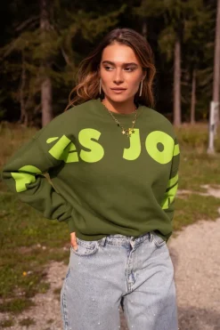 Sweat Vert Très Jolie